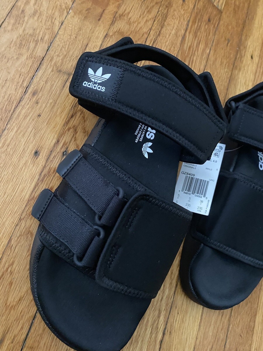Adidas Originals Adilette Sandals 4.0 Black White GZ8409  display picture 2
