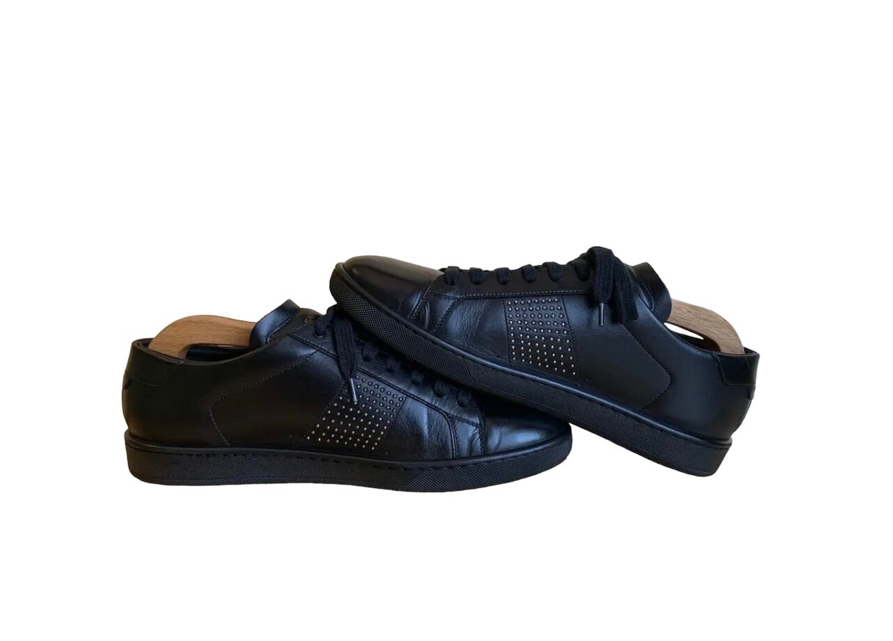Saint Laurent Paris scarpe da ginnastica basse borchiate misura 6