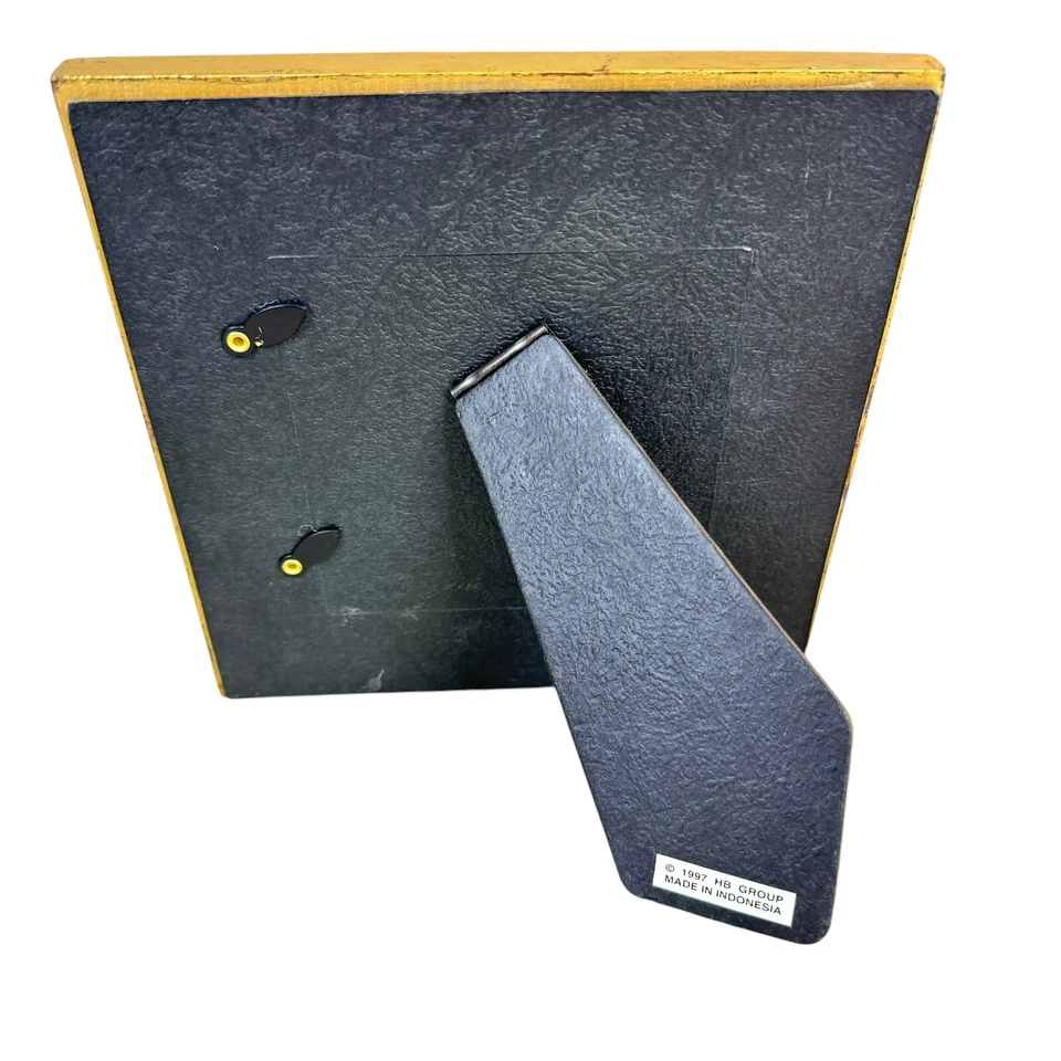 Carr Frames 4x4 奶油叶设计树脂金色装饰相框 — 第 4/4 张图片