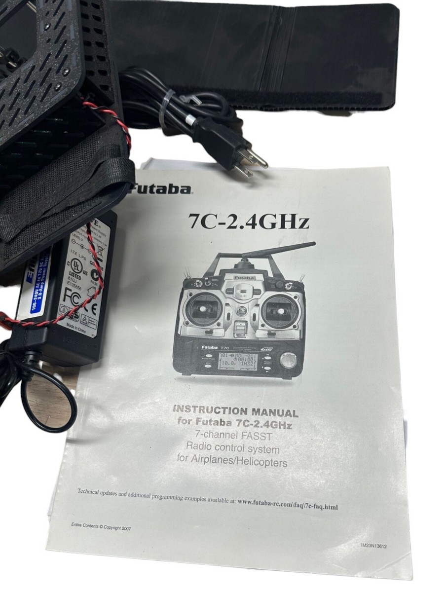 SET OF FUTABA T7C, 7C-2.4GHz Radio Control System For