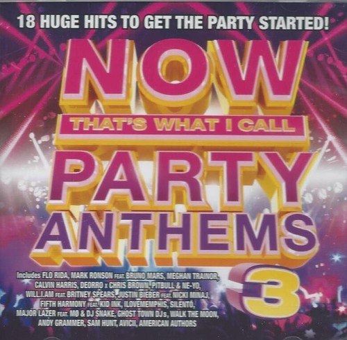 Now Thatβs What I Call Party Anthems 3 SEALED CD