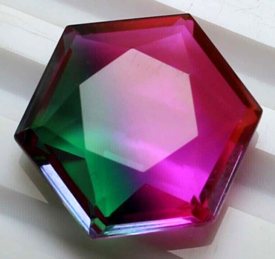 82.20 Ct. Large Tourmaline Faceted Hexagon Cut Loose Gemstone Gift for Birthday