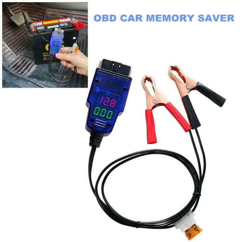 12V Digital OBDII Battery Memory Saver Cable for Car SUV