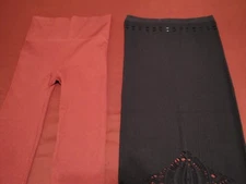 Rust Spankx Leggings & Black Firming Slip by LSS Christina Size Medium