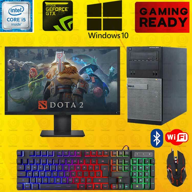 Dota 2 Dell i5 Gaming Desktop PC Computer SSD Nvidia GT1030 Win 10