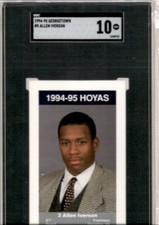 1994-95 #5 Allen Iverson SCG 10 GEM MINT Georgetown Hoyas ID:55390