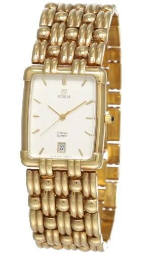 Citizen Noblia Cream Dial Gold-Tone SS Men's Watch 999-1875 -Store Display