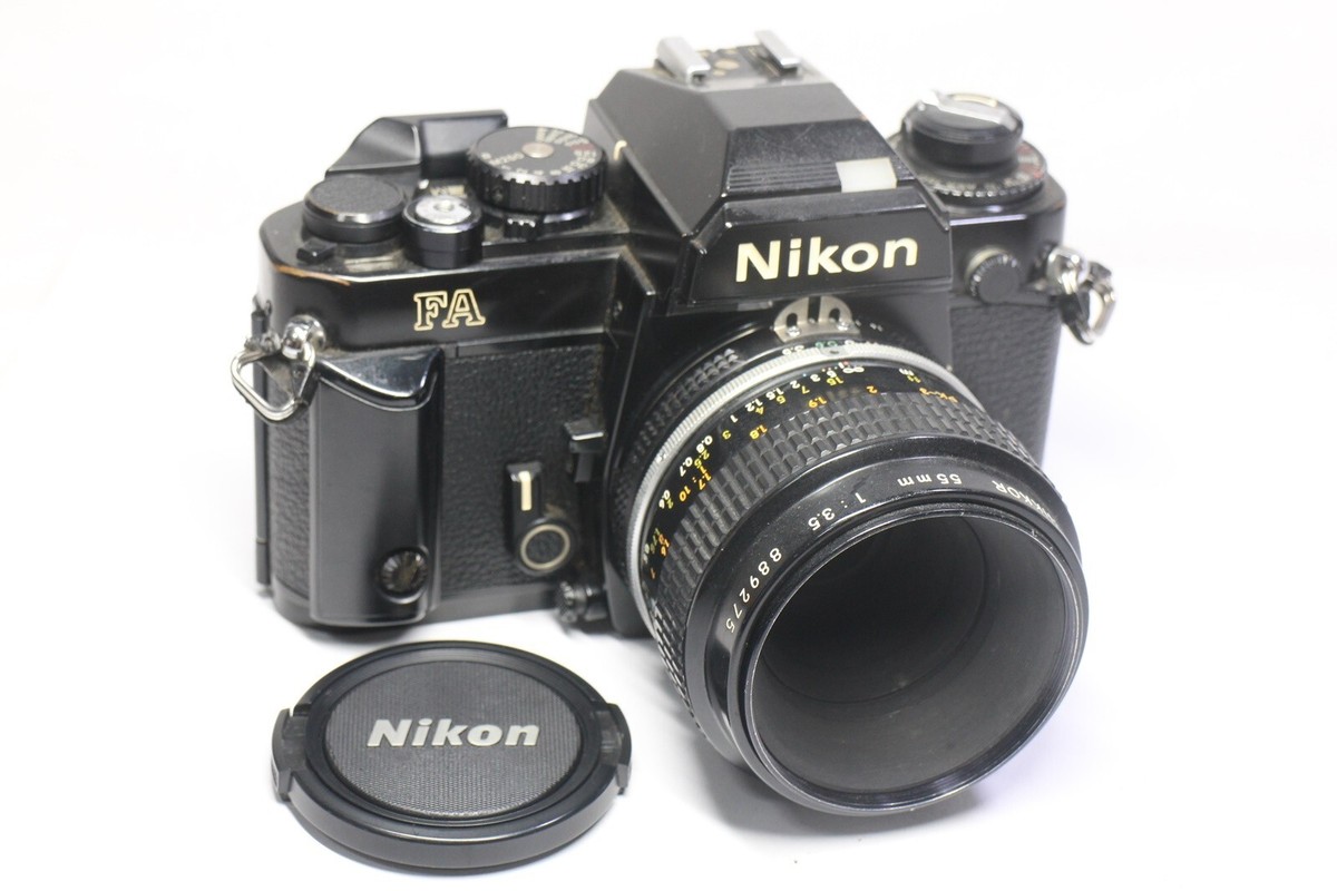 Nikon - Nikon FA•Micro-NIKKOR 55mm f3.5•MD-15 Nikon Micro-NIKKOR Auto 55mm f/3.5