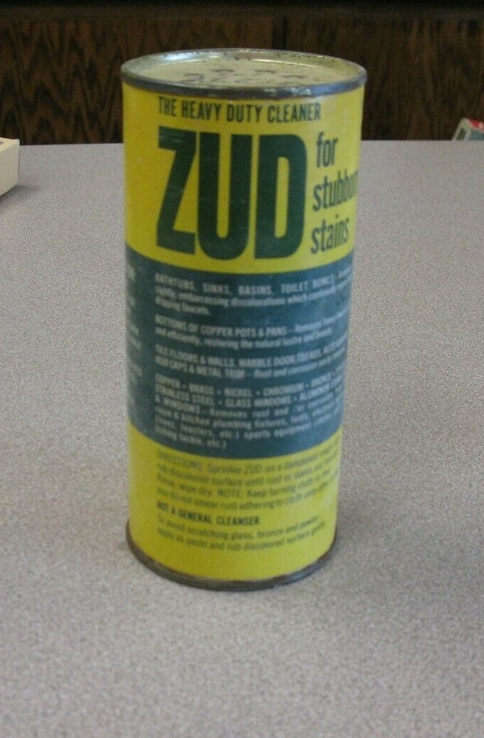 VINTAGE ADVERTISING ZUD CLEANER STAIN & RUST REMOVER eBay