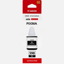 Canon 1603C001 GI-590BK Cartouche D'Encre Noir, 6.000 Pages 135ml Pour Canon