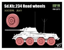 1/35 Rye Field Model #2073 SdKfz.234/2 Puma Weighted Wheels Set For RFM Kit