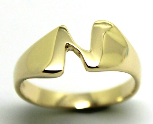 Genuine Solid 9ct 9K Yellow Or Rose Or White Gold 375 Large Initial ...
