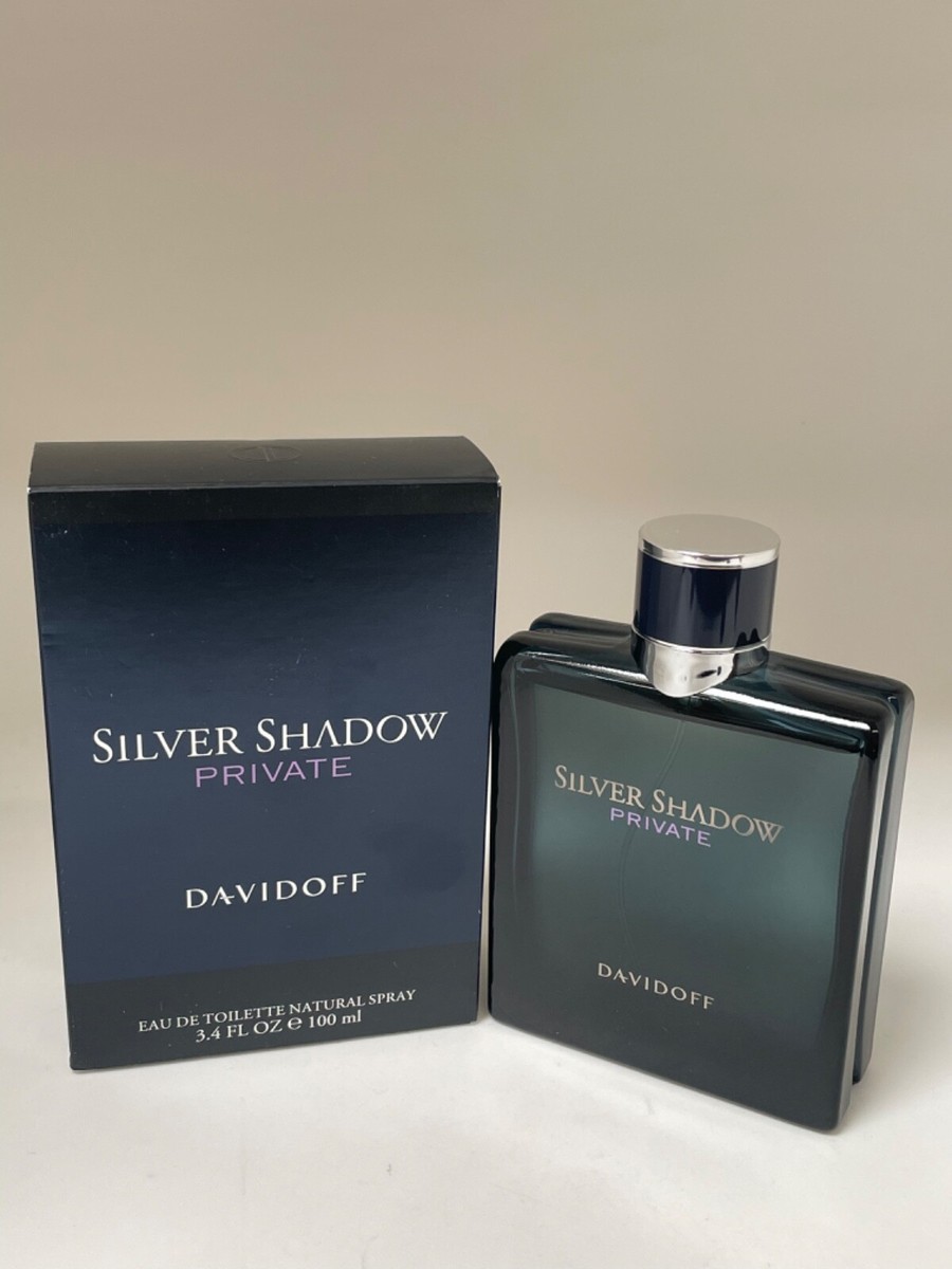 Davidoff Silver Shadow Private 3.4oz EAU DE TOILETTE NEW
