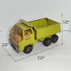Vintage 1974/75 Gas Turbine Green Tonka Hydraulic Dump Truck Parts/Restoration