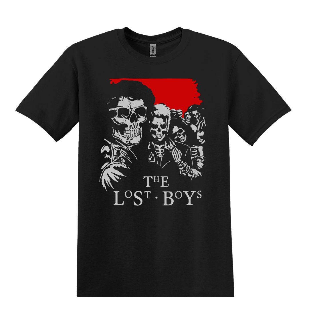 The Lost Boys Skull Movie Horror T-Shirt Black S-3XL | eBay