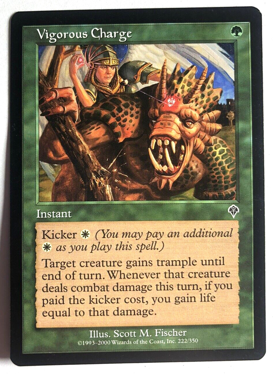 Vigorous Charge 222/350 Invasion MTG Magic the Gathering NEAR MINT NM