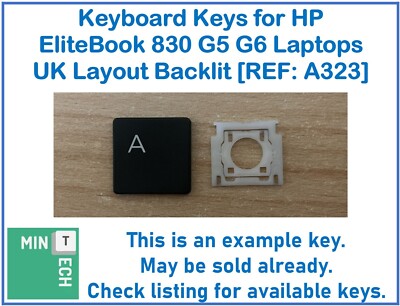 Tastatur Ersatz Tasten für HP EliteBook 830 G5 G6 Laptops UK Layout Hintergrundbeleuchtung