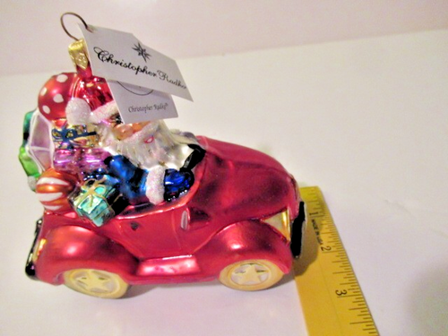 Christopher Radko Ornament JOLLY JALOPY 1997 Santa Car Full w Gifts-97-15-0-VTG - Picture 14 of 21
