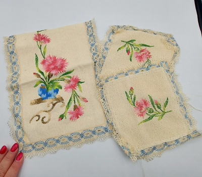 Vintage Embroidered Dresser Scarf vanity Table Runner doilies doily 22" x 9 | eBay Vintage Embroidered Dresser Scarf vanity Table Runner doilies doily 22" x 9 | eBay