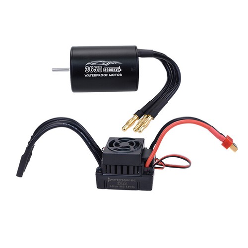 3650 Brushless Sensorless Motor 3.175mm with 60A ESC Combo for 1/8 RC Drift Car - Picture 8 of 8