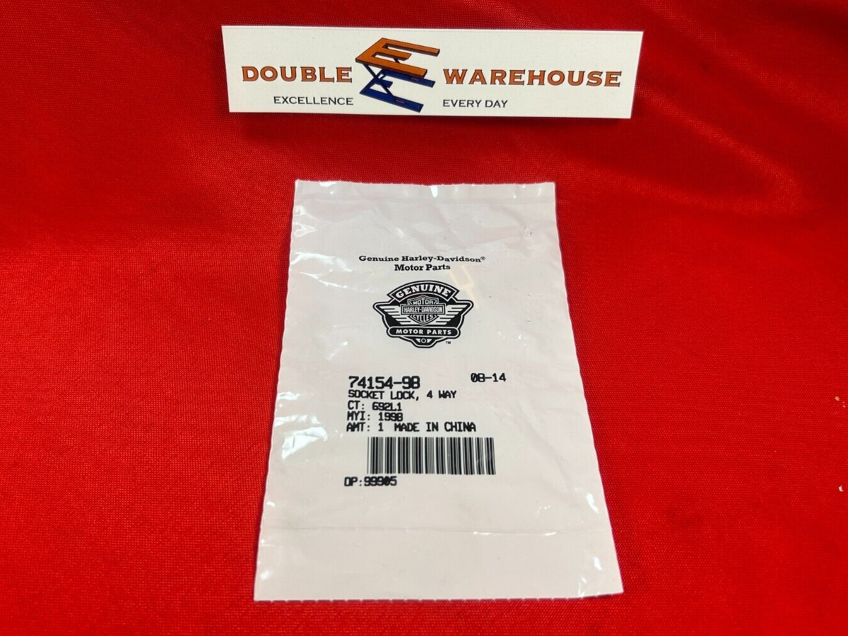 のっと OEM NOS NIP Harley Davidson 74154-98 Socket Lock, 4-Way SEALED! | eBay