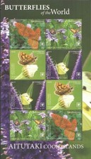 Aitutaki 2020 - Butterflies of the World - Sheetlet, Part 2 - MNH