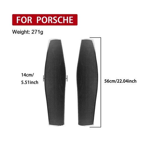 Real Carbon Fiber Interior Backrest Panel Trim For Porsche 911 992 2019-23 2Pcs - Picture 3 of 18