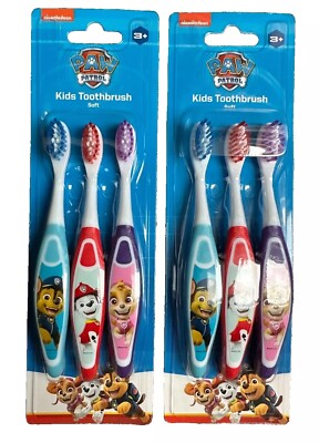 Paw Patrol 6er Zahnbürste Set Weich Milchzähne Kinderzahnbürste ab 3 Jahre