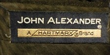 JOHN ALEXANDER 36 X 30 charcoal wool pants, v. good cond., no pleats or cuffs.