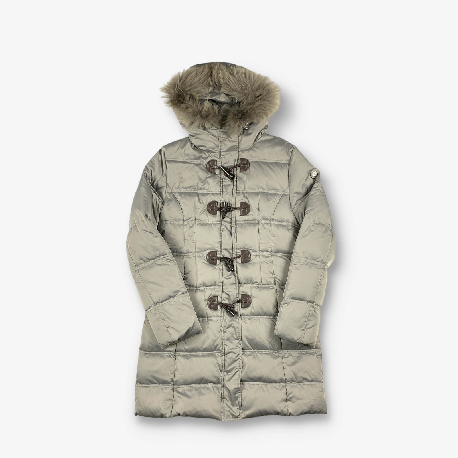 ALTRA Cappotto tampone vintage Champion Longline grigio medio