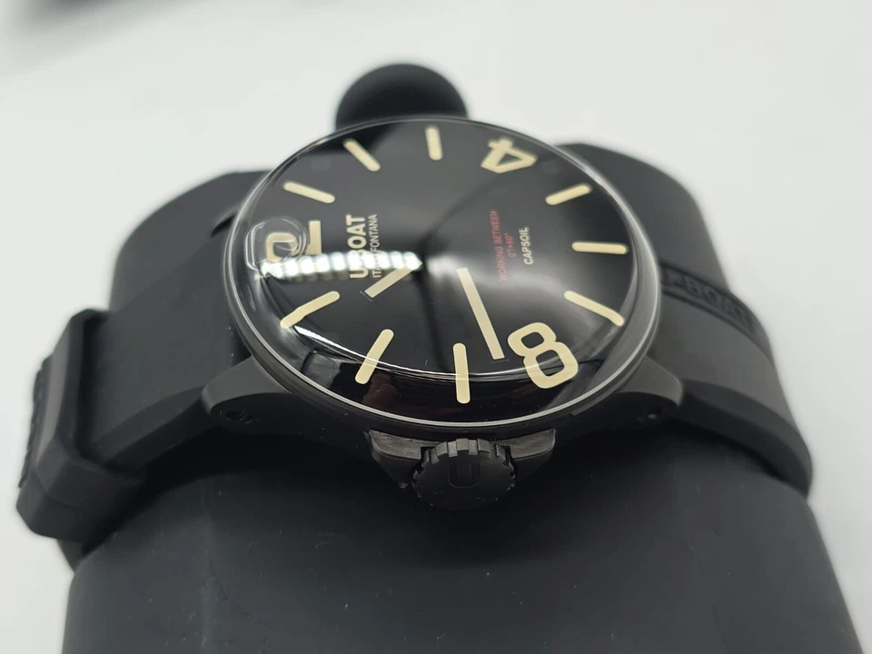 U-Boat Italo Fontana Capsoil 8108/A DLC Quartz Mens Black Analog Watch - image 2 of 4