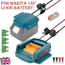 14 AWG Power Converter Battery Adapter with Fuse & Switch For Makita 18V Battery