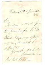 George Montagu, 6th Duke Manchester Signed Letter 1836 / Autograph