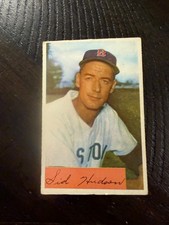 1954 BOWMAN BASEBALL CARD #194 SID HUDSON EX+!!!!!!!!!