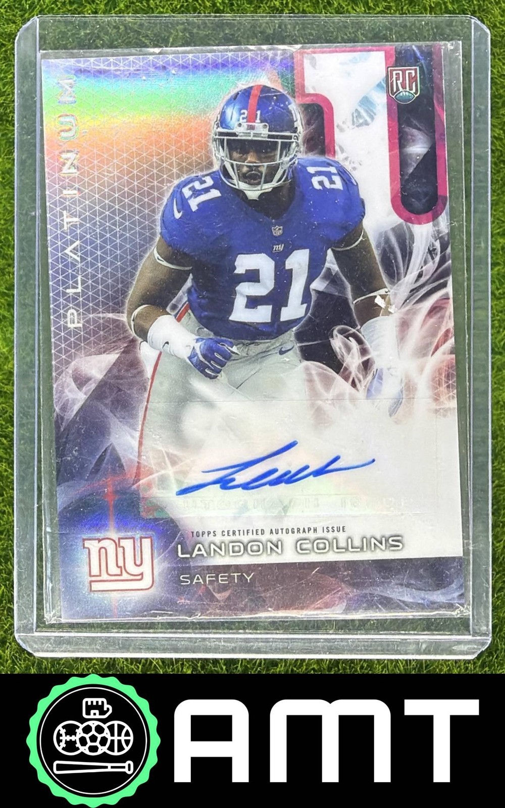 Landon Collins Topps Platinum Autograph Rookies #ARLC Base
