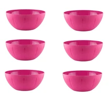 Serving Bowl for Fruits, Cereal or Salads, 8-10-Inch, 1282-6 Pink 8"