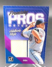 2018 Panini Donruss - Promising Pros Materials Adalberto Mejia #PPM-AM (MEM)