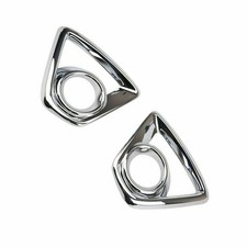 2pack 3m Tape Front Fog Light Cover Trim Decoration For Mazda Cx-5 2013-2014