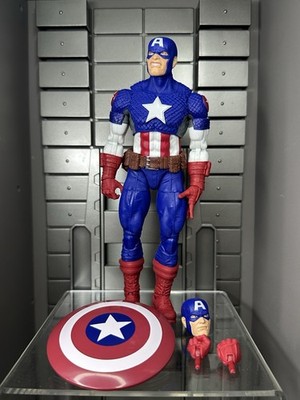 Marvel Legends Ultimate Captain America 6'' Figure Puff Adder BAF Wave Complete