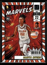 2025 Panini Donruss WNBA Saniya Rivers ROOKIE CARD NET MARVELS INSERT Sun #5 RC