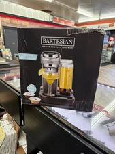 NEW Bartesian Cocktail Machine Duet Premium 2-Bottle Home Bar 55310G SEALED BOX