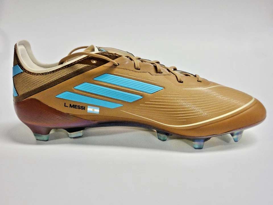Adidas F50 Messi Elite FG Leo XB/Bad Bunny/Gr. 41- 45 1/3/braun/weiß/blau/IH7336 - Bild 2 von 4