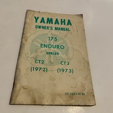 Yamaha CT2 1972 & CT31973 Owners Manual 175 Enduro LIT-11623-14-99 Genuine