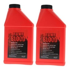 - Halloween Fake Blood for Adults and Kids, Blood Red 16 Fl Oz Pack of 2