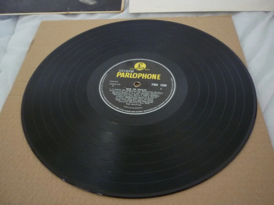WITH THE BEATLES ORIGINAL EARLY UK MONO LP VG+, NOT POOR CONDITION PMC 1206 - Image 2 of 4