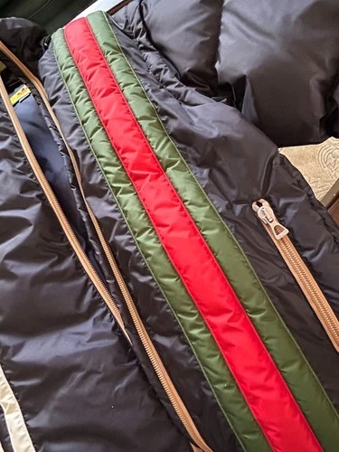 NWT Gucci x adidas Down Puffer Jacket – Navy (Style 713712 ZALUJ 4210) image 19