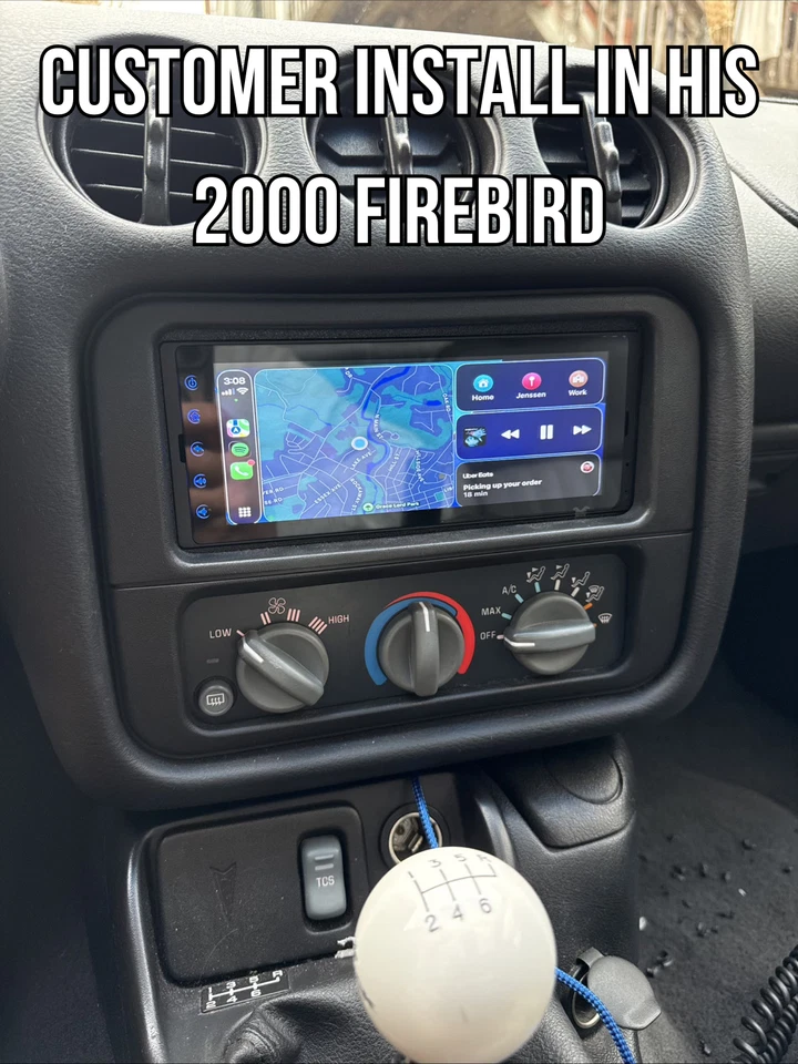 Pontiac Firebird 1993-2002 1,5" Din Car Play Radio y Adaptador Kit Plug n Play Foto 3 de 3