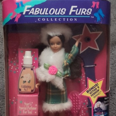 PMI Starr Super Models Fabulous Furs Fashion Doll 6.5'' Blonde Blue Eyes