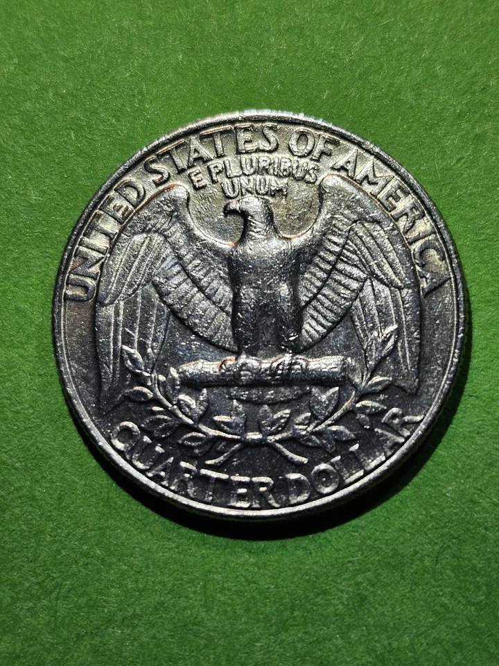 1990P Washington Quarter With Multi Errors In Good Condition! - Image 2 of 4