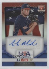 2014 USA Baseball Box Set Collegiate National Team 5/25 AJ Minter #12 Auto 0b2